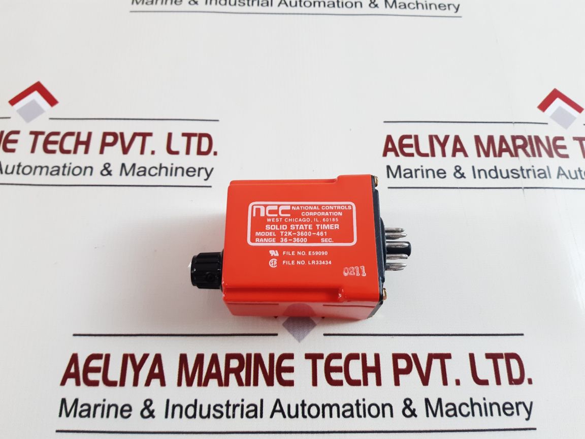 National Controls T2K-3600-461 Solid State Timer