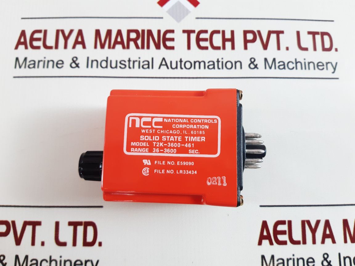 National Controls T2K-3600-461 Solid State Timer