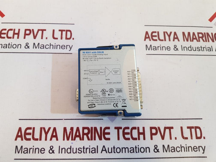 National Instruments Ni 9201 8-ch±10V 12-bit Analog Input Module