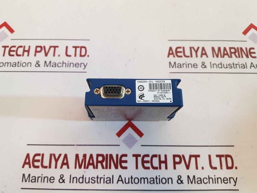 National Instruments Ni 9201 8-ch±10V 12-bit Analog Input Module