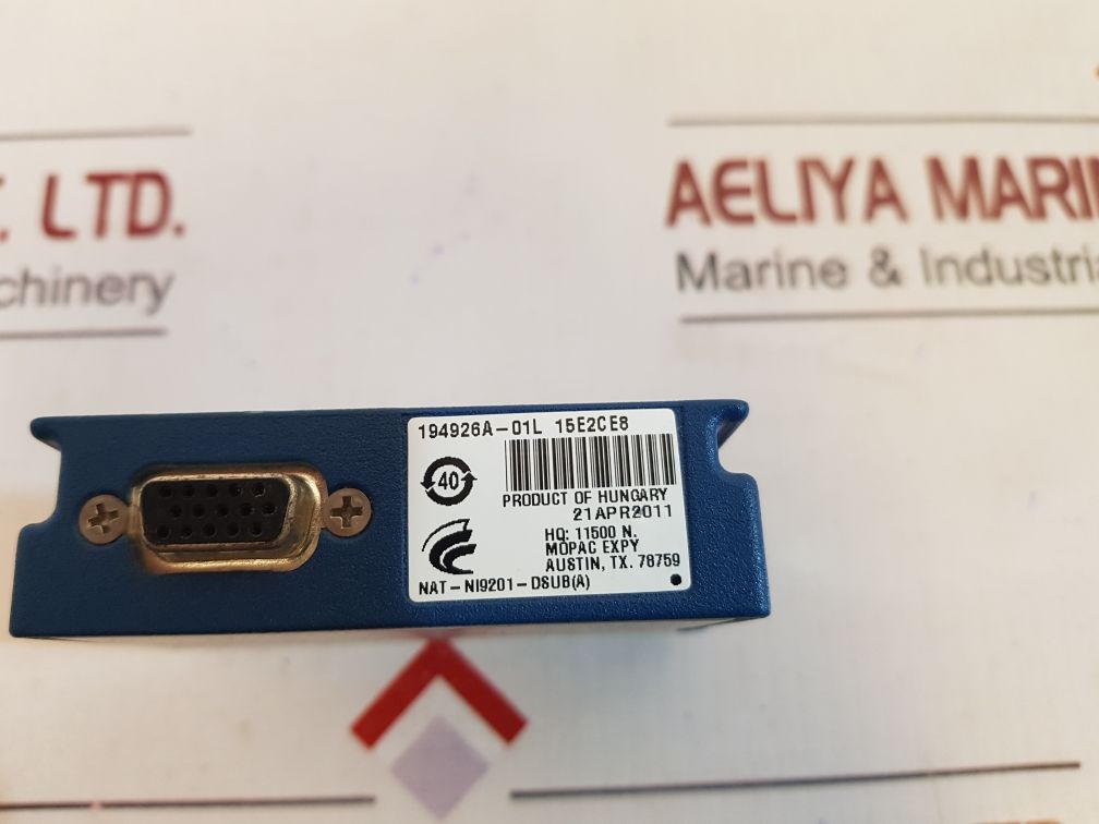 National Instruments Ni 9201 8-ch±10V 12-bit Analog Input Module