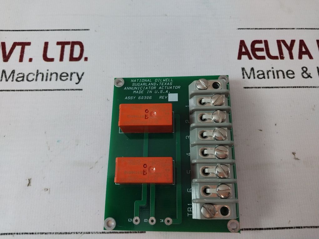 National Oilwell 60306 Annuniciator Actuator Pcb 10014458-001