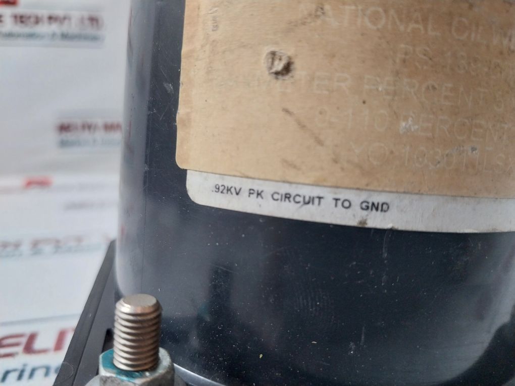 National Oilwell Varco Panel Meter 0-110 Percent Power