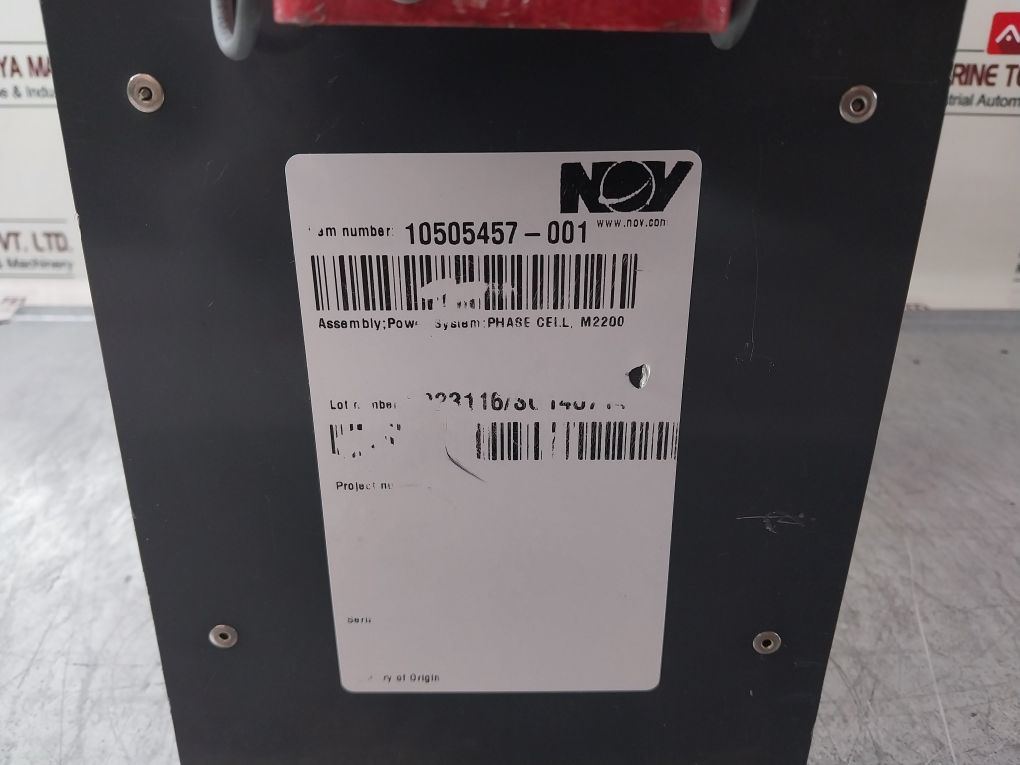 National Oilwell Varco 10505457-001 Rev: 02