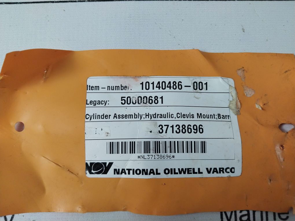 National Oilwell Varco 11408584-001 Hydraulic Cylinder