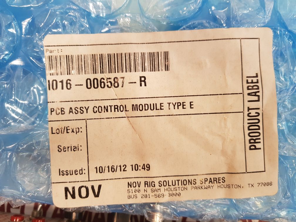 National Oilwell Varco 6587 Scr Control Module 10055583-001