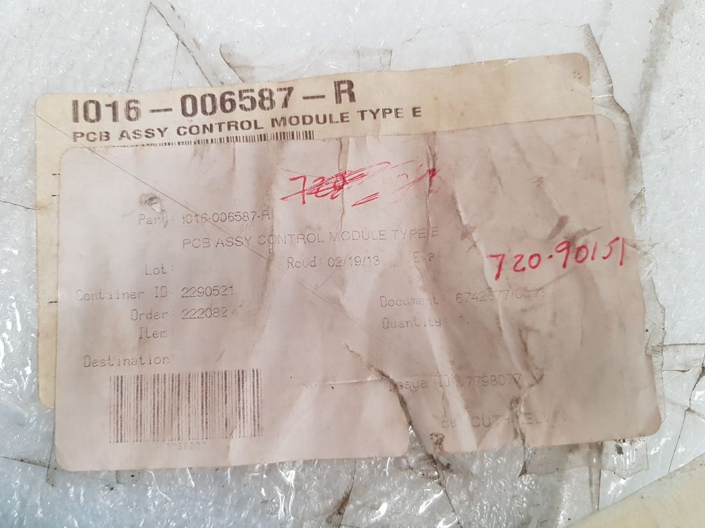 National Oilwell Varco 6587 Scr Control Module 10055583-001