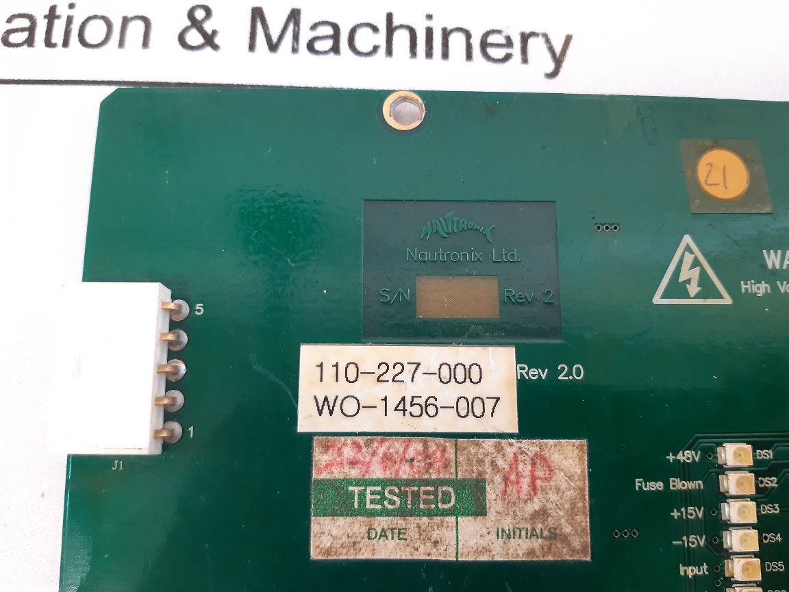 Nautronix 171-464-002 Power Supply Board