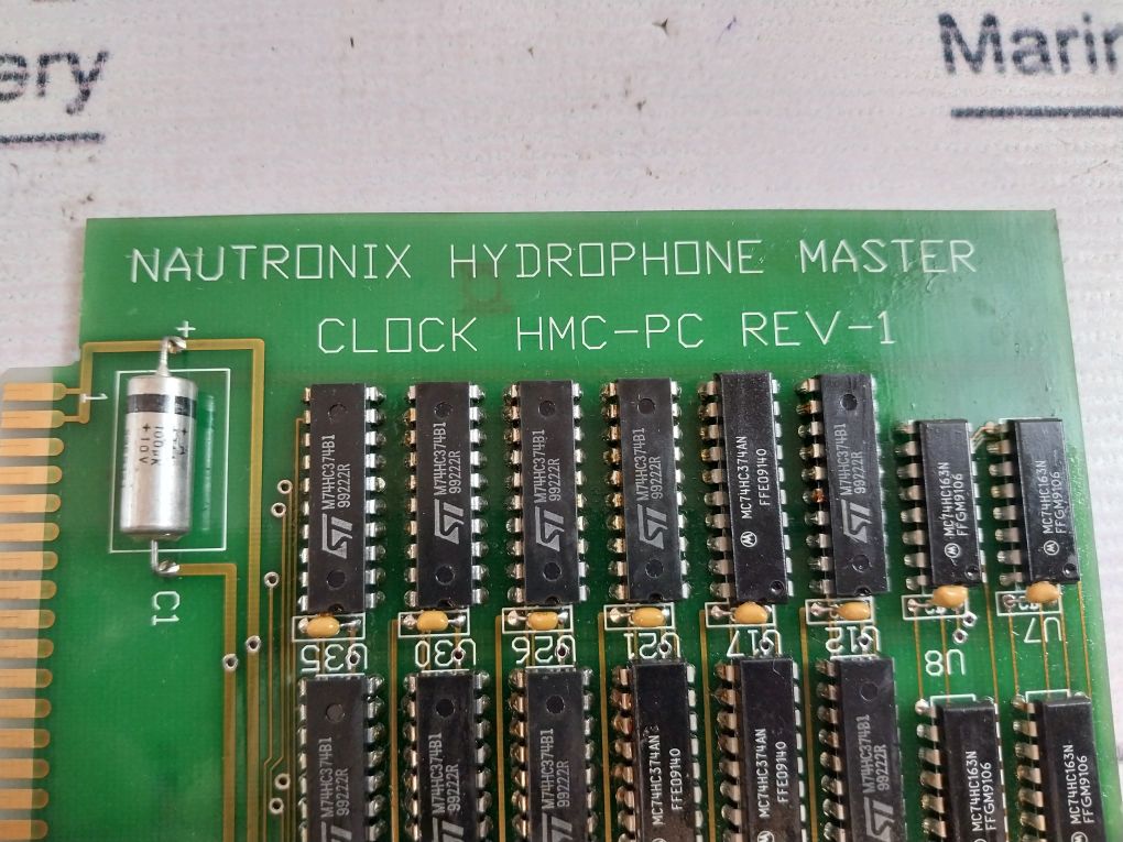 Nautronix Hmc-pc Hydrophone Master Clock Pcb