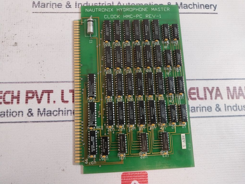 Nautronix Hmc-pc Hydrophone Master Clock Pcb