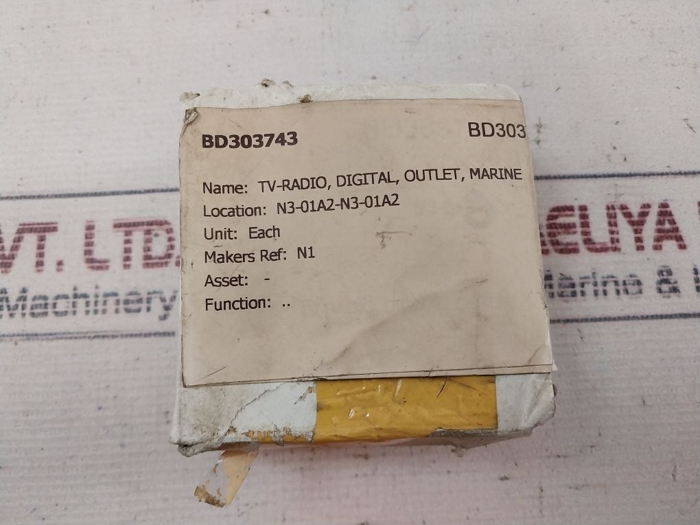 Naval 201503-i Marine Tv-radio Outlet Double Isolated Digital