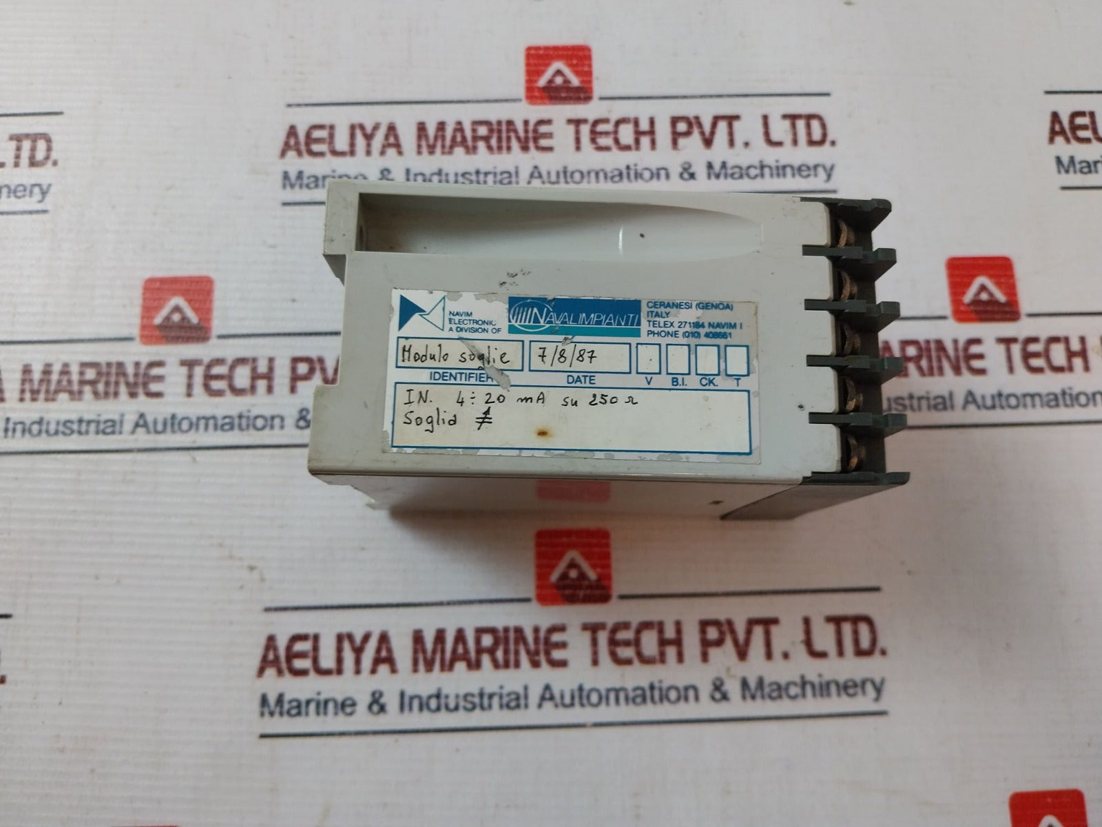 Navalimpianti Su 250ω Thresholds Module – Aeliya Marine Tech®