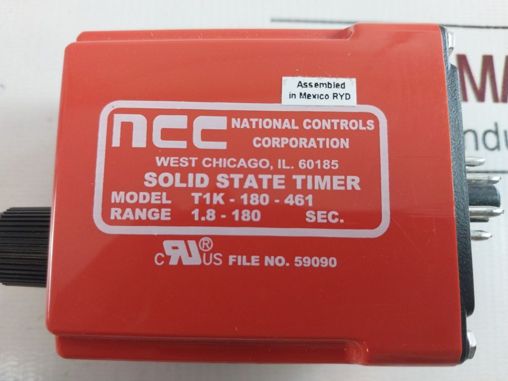 Ncc T1K-180-461 Solid State Timer