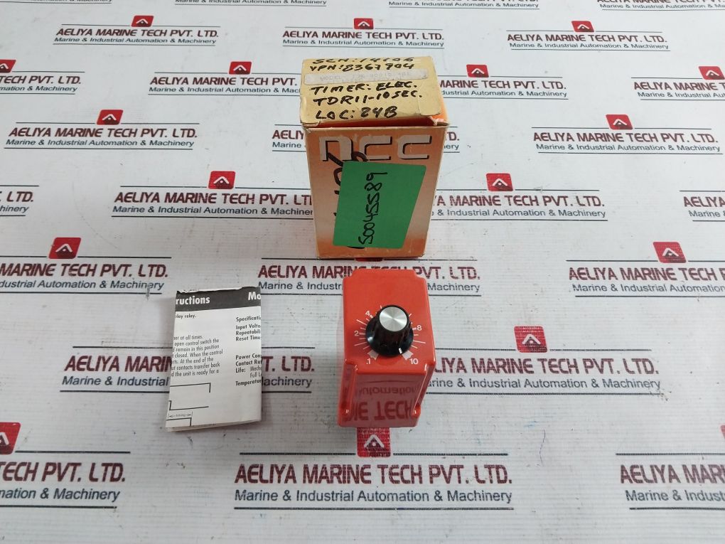 Ncc T3K-10-461 Solid State Timer 120V Ac