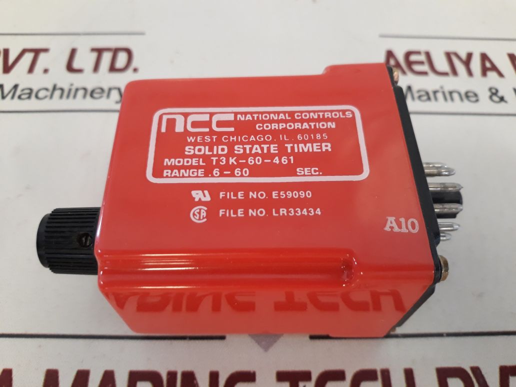 Ncc T3K-60-461 Solid-state Time Delay Relay