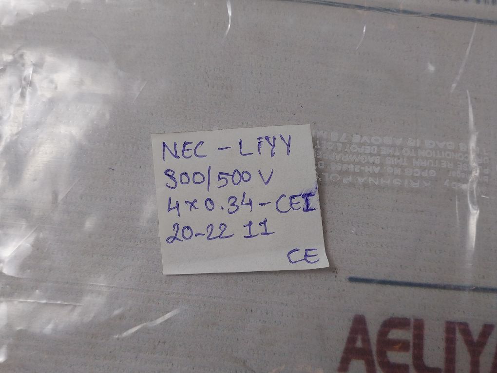 Nec-liyy 300/500V Data Cable