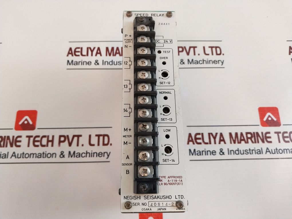 Negishi Seisakusho 46111-017680 Speed Relay Dc 24V