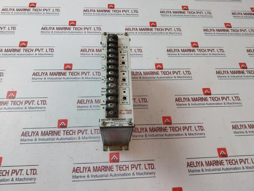 Negishi Seisakusho Srt2 Speed Relay Dc 24V