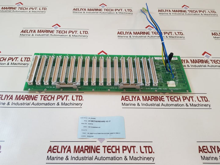 Neles automation s420154 motherboard & i/o backplane iob 65428977