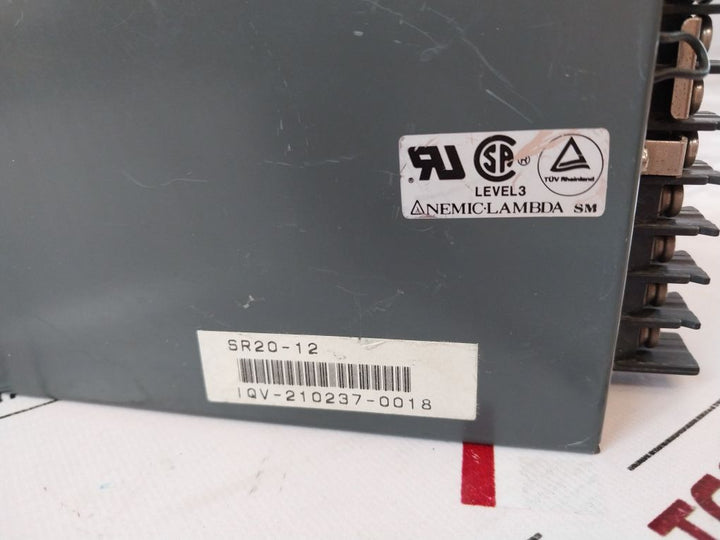 Nemic Lambda Sr20-12 Power Supply 1.7A