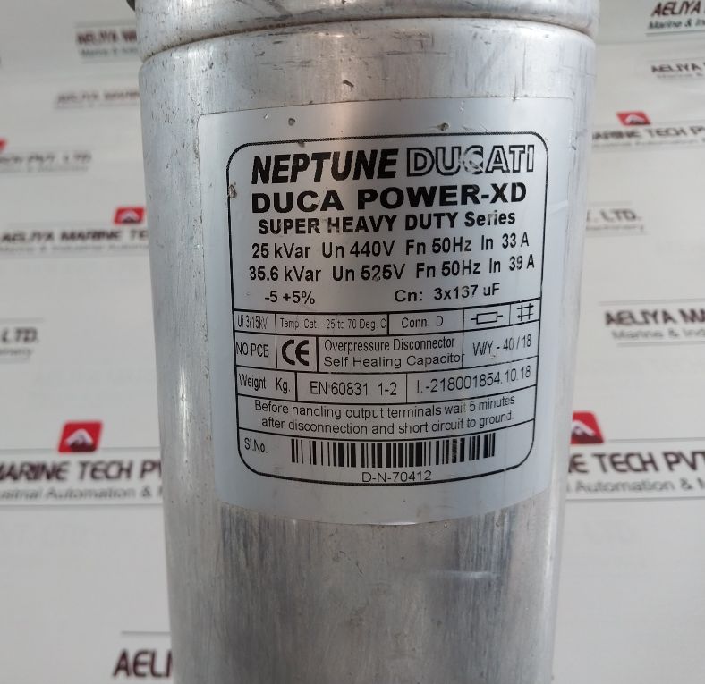 Neptune Ducati Duca Power-xd Self Healing Capacitor