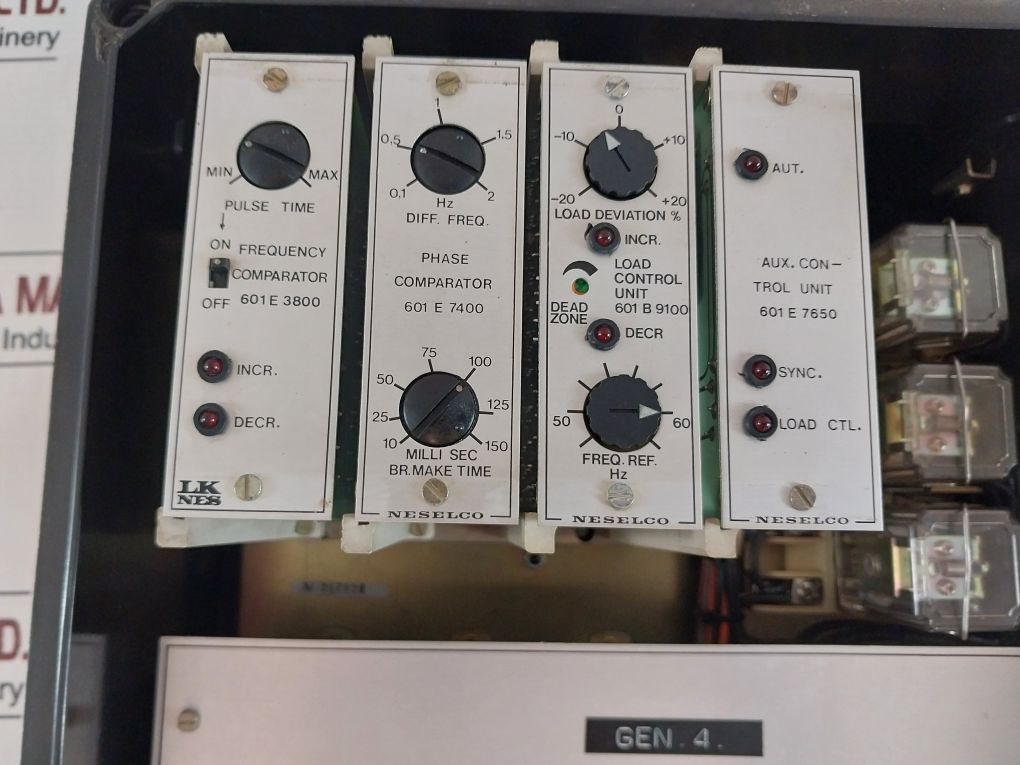 Neselco 601 E 7600 Generator Protection Relay