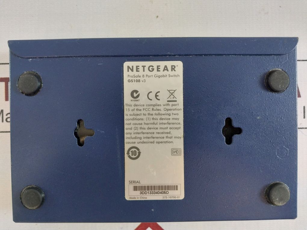 Netgear Gs108 Prosafe 8 Port Gigabit Switch