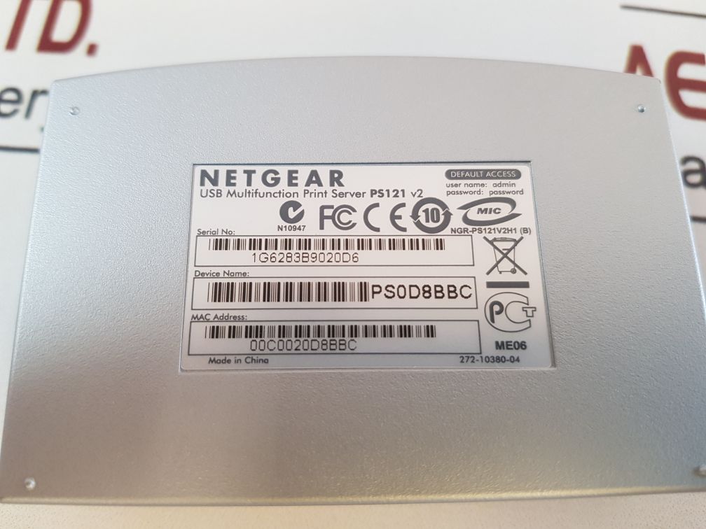 Netgear Ps121 Usb Multifunction Print Server Set