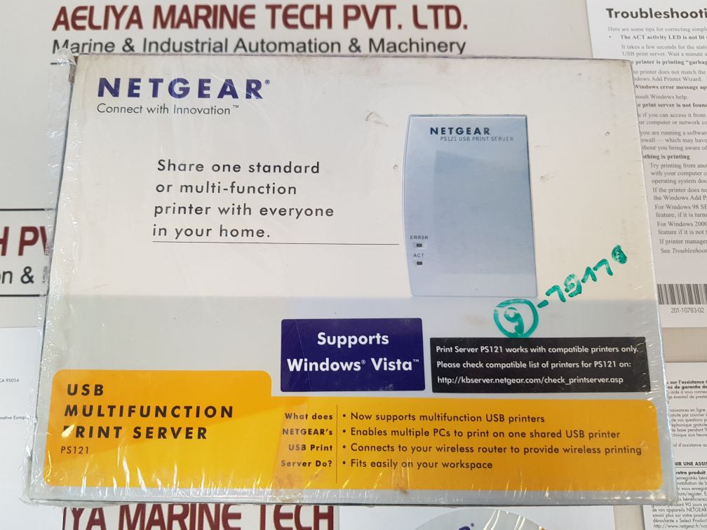 Netgear Ps121 Usb Multifunction Print Server Set