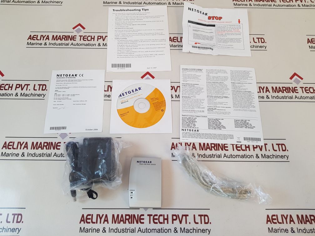 Netgear Ps121 Usb Multifunction Print Server Set