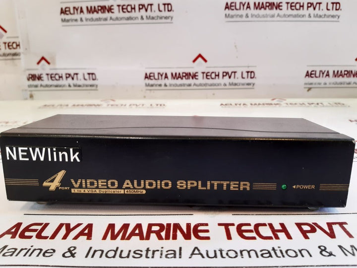 Newlink 4 Port Video Audio Splitter