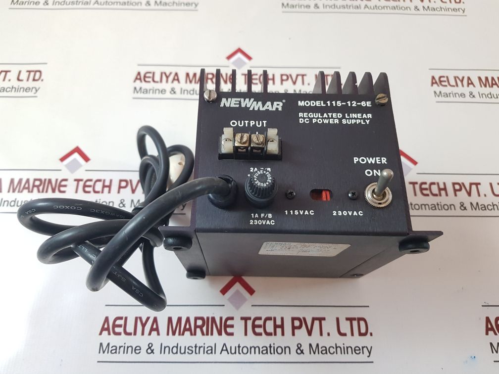 Newmar 115-12-6E Regulated Linear Dc Power Supply