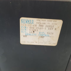Newmar 115-12-6E Regulated Linear Dc Power Supply