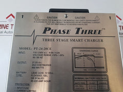 Newmar phase three pt-24-20ce smart charger 115/230v