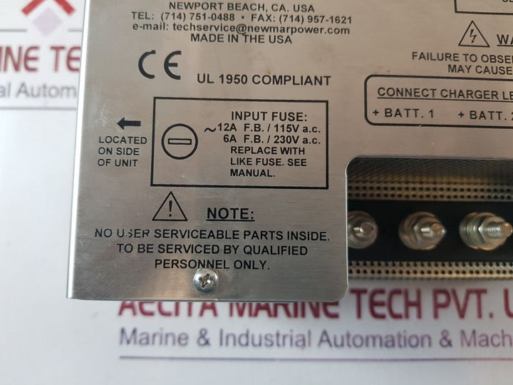 Newmar phase three pt-24-20ce smart charger 115/230v