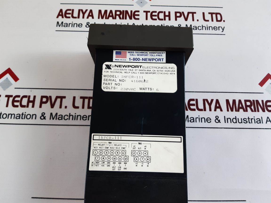Newport Infcr-111 Programmable Digital Rtd Meter