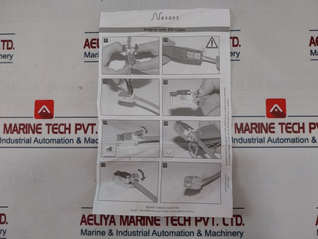 Nexans N-521.663 Modular Six Pack Patch Panel