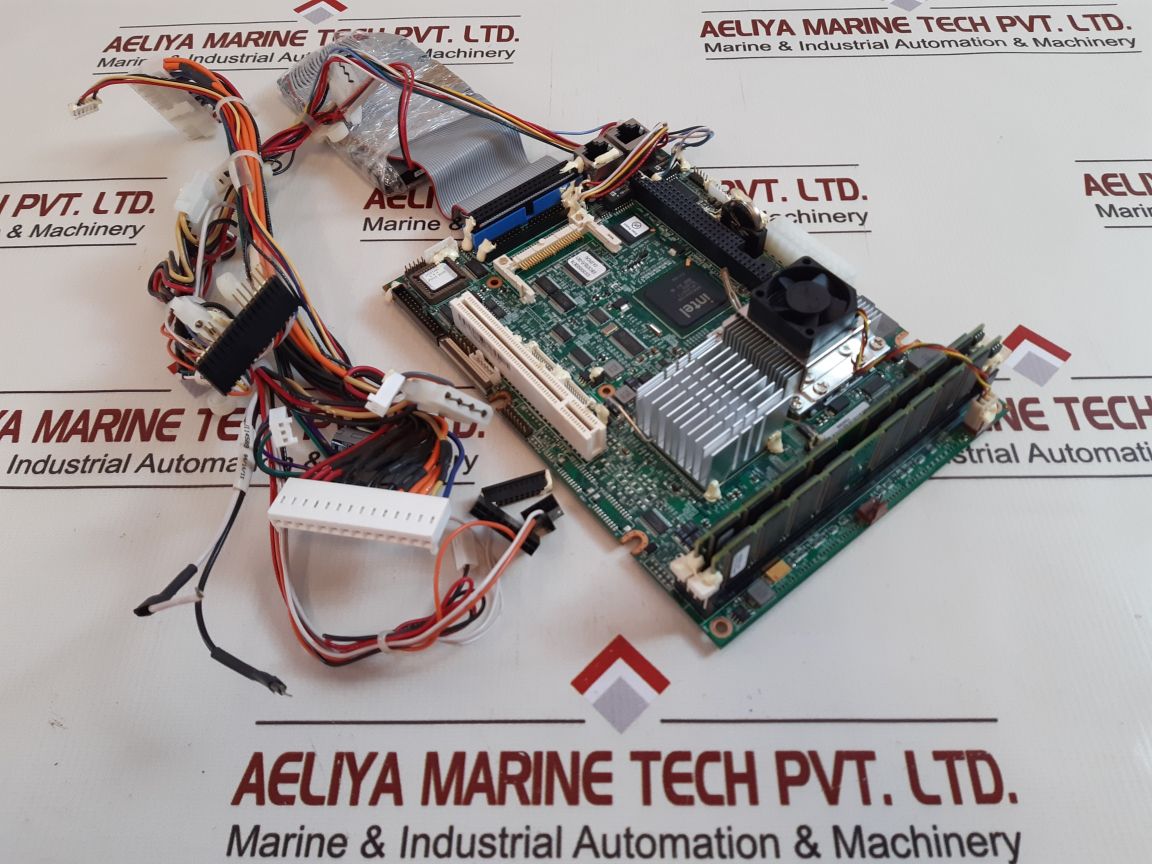 Nexcom Ebc572-lf Rev. C Single Board Computer With Ram And Disk Drive