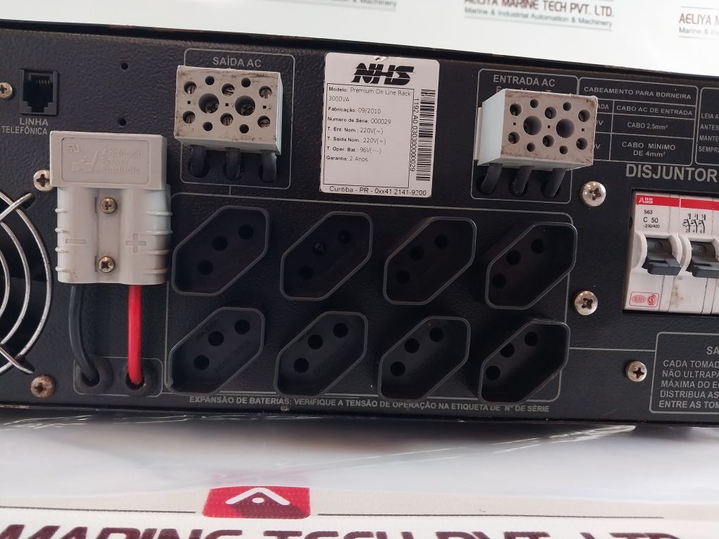 Nhs Premium Pdv On Line Rack 3000Va