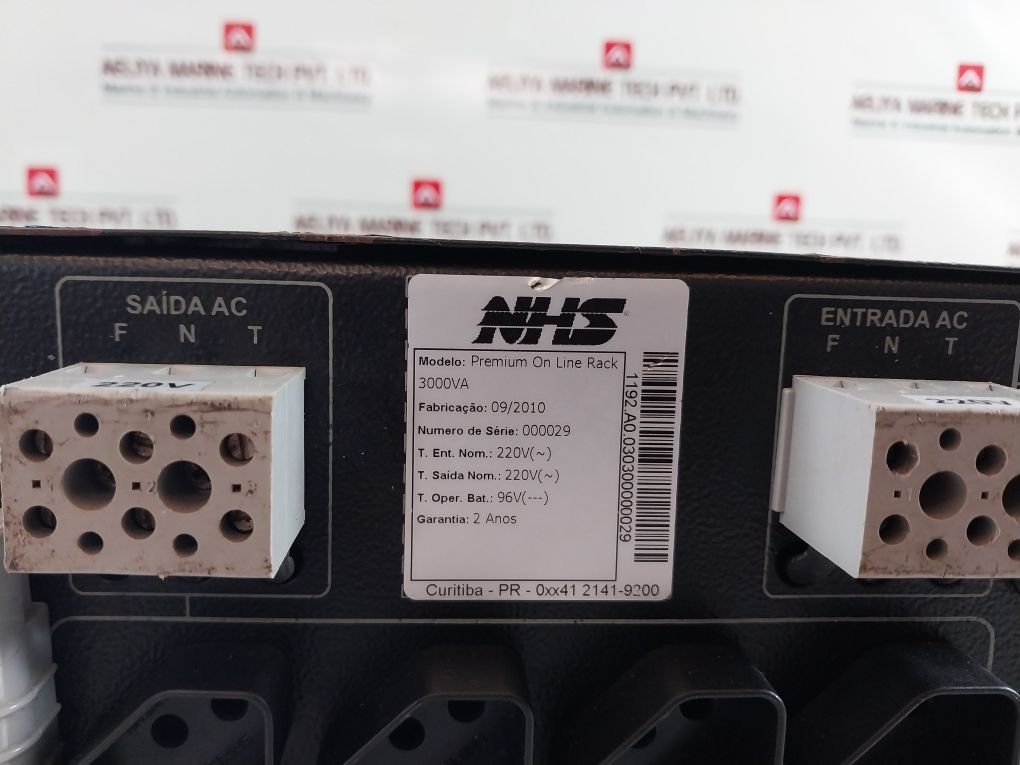 Nhs Premium Pdv On Line Rack 3000Va