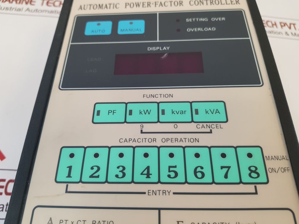 Nichicon Cascpl358E Automatic Power-factor Controller