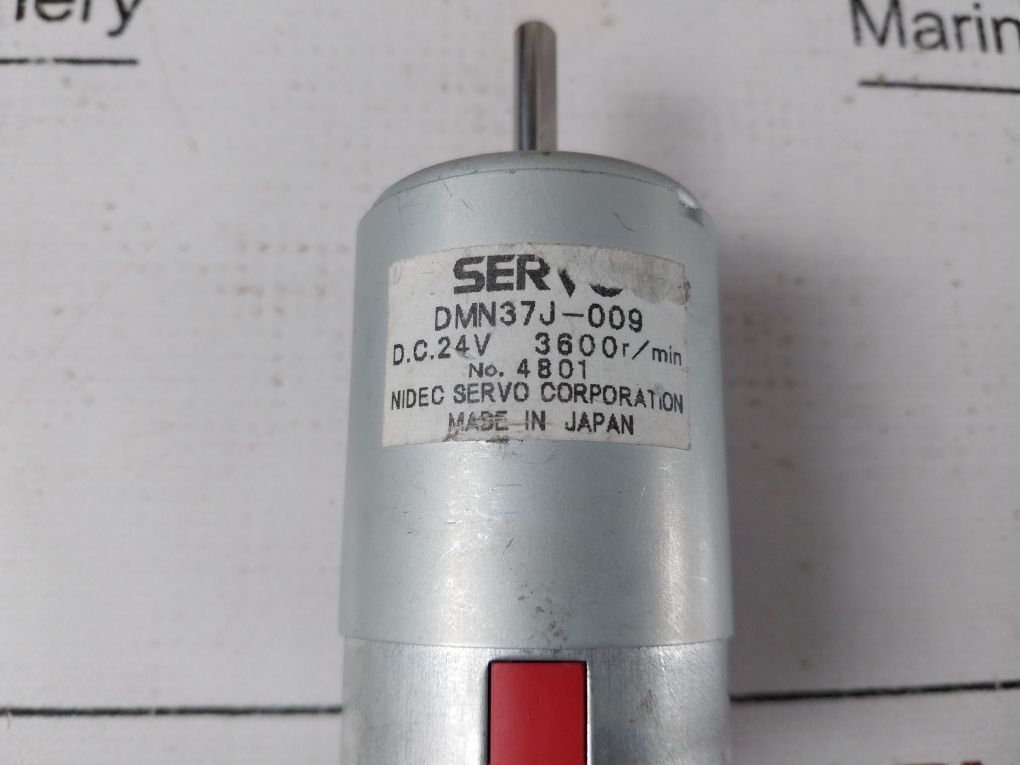 Nidec Servo Dmn37J-009 Dc Motor D.C.24V