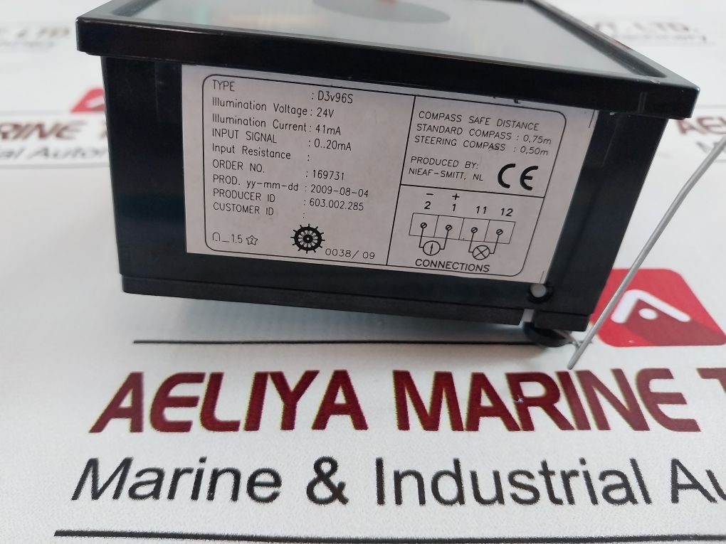 Nieaf-smitt D3V96S Rudder Angle Panel Indicator
