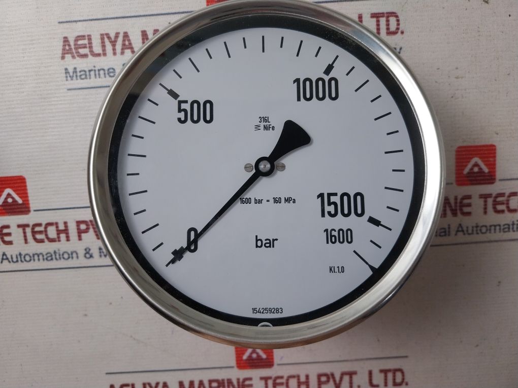 Nife 0-1600 Bar Oil Pressure Gauge