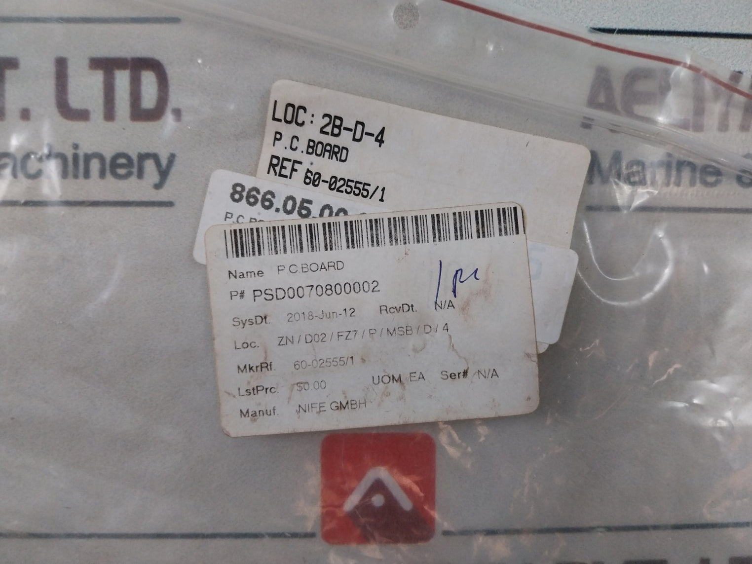 Nife 60-02555/1 P.C.Board