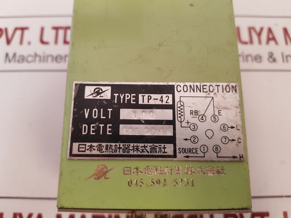 Nihon Dennetsu Keiki Tp-42 Thermostat 100-400°C