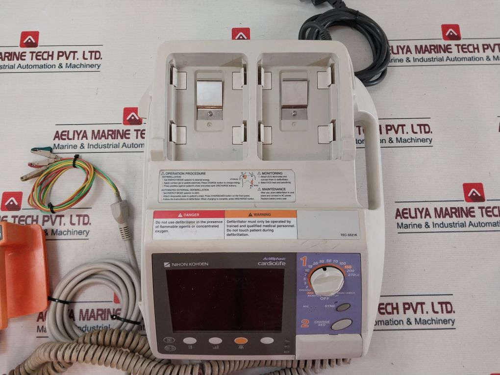 Nihon Kohden Tec5521K Defibrillator Aeliya Marine Tech®