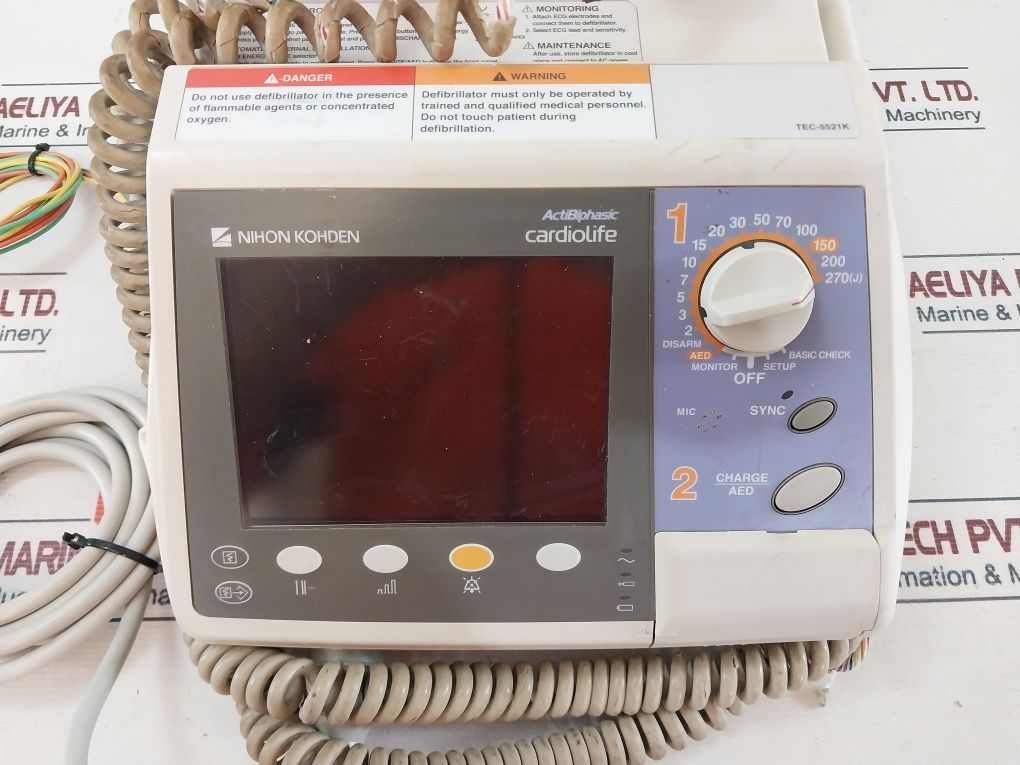 Nihon Kohden Tec5521K Defibrillator Aeliya Marine Tech®