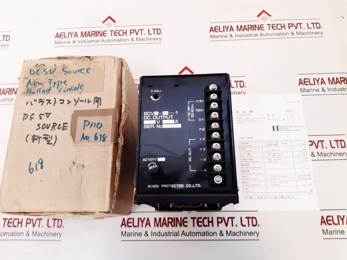 Nihon Protector Nipron Ecv2-5-1 Dc Power Supply