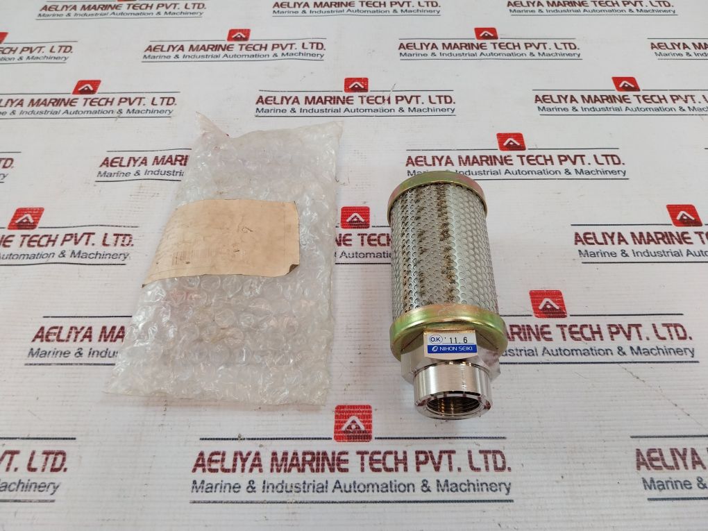 Nihon Seiki Bn-2605-20 Silencer Filter Foot Valve 1900 150